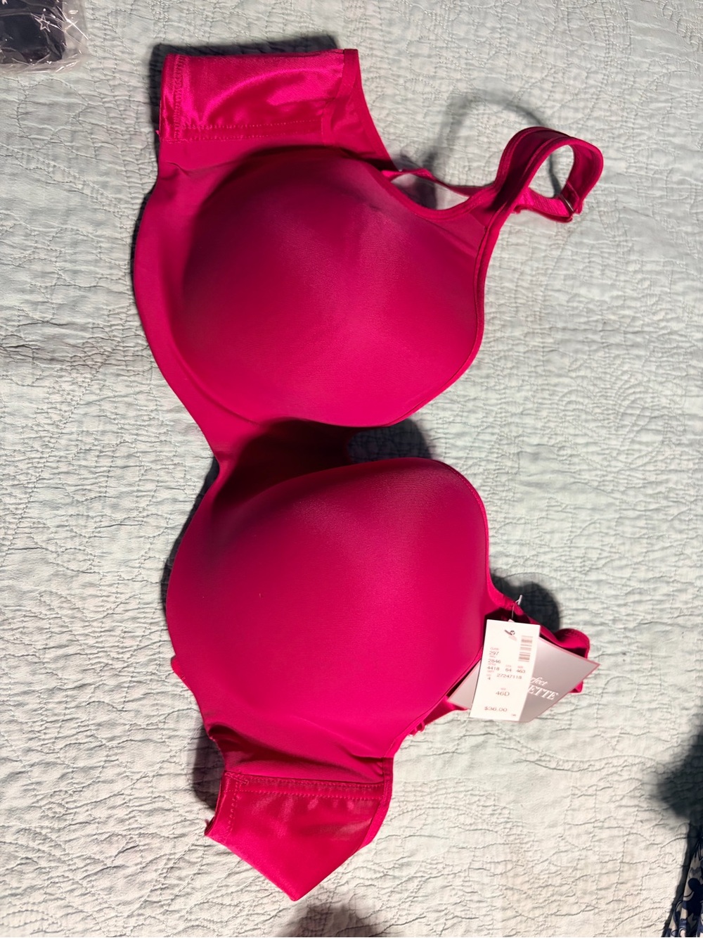 Avenue Hot Pink Padded Underwire T-Shirt Bra
